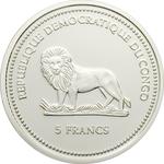 Five Francs 2004 Quetzal: Photo Coin, Congo, Democratic Republic of the, Five Francs 2004 Quetzal / thumbnail