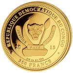 Gold Ounce 2013 Big Five - Rhino: Photo Coin, Congo, Democratic Republic of the, Gold Ounce 2013 Big Five - Rhino / thumbnail
