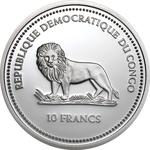 Ten Francs Silver 2005 Red Fish: Photo Coin, Congo, Democratic Republic of the, Ten Francs Silver 2005 Red Fish / thumbnail