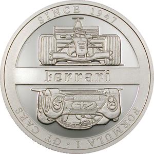 Congo, Democratic Republic of the / Ten Francs 2004 Ferrari - reverse photo
