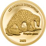 Gold Twenty-fifth Ounce 2003 Pangolin: Photo Coin, Congo, Democratic Republic of the, Gold Twenty-fifth Ounce 2003 Pangolin / thumbnail