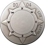 Ten Francs Silver 2004 Compass: Photo Coin, Congo, Democratic Republic of the, Ten Francs Silver 2004 Compass / thumbnail