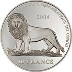 Ten Francs 2004 Ferrari: Photo Coin, Congo, Democratic Republic of the, Ten Francs 2004 Ferrari / thumbnail