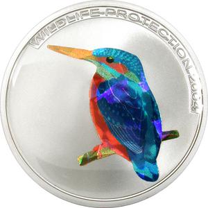 Congo, Democratic Republic of the / Five Francs 2004 Kingfisher - reverse photo
