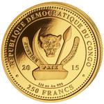Gold Ounce 2015 Big Five - Lion: Photo Coin, Congo, Democratic Republic of the, Gold Ounce 2015 Big Five - Lion / thumbnail