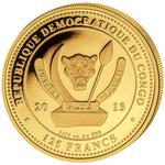 Gold Ounce 2013 Big Five - Rhino: Photo Coin, Congo, Democratic Republic of the, Gold Ounce 2013 Big Five - Rhino / thumbnail
