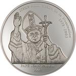 Ten Francs Silver 2003 Pope 25th Anniversary: Photo Coin, Congo, Democratic Republic of the, Ten Francs Silver 2003 Pope 25th Anniversary / thumbnail