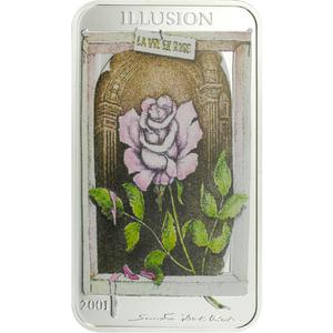Congo, Democratic Republic of the / Silver Ounce 2001 La vie en Rose - reverse photo