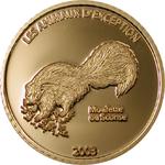Gold Twenty-fifth Ounce 2003 Skunk: Photo Coin, Congo, Democratic Republic of the, Gold Twenty-fifth Ounce 2003 Skunk / thumbnail