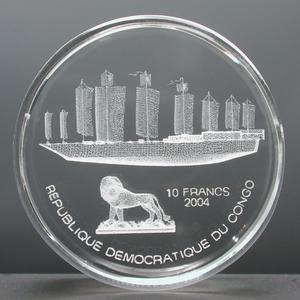 Congo, Democratic Republic of the / Ten Francs 2004 Treasure Ship - reverse photo