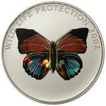 Five Francs 2002 Butterfly - Red: Photo Coin, Congo, Democratic Republic of the, Five Francs 2002 Butterfly - Red / thumbnail