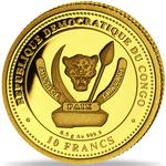 Congo, Democratic Republic of the / Gold Half Gram (2021) Graf von Stauffenberg - obverse photo