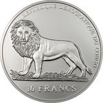 Ten Francs Silver 2004 Visit of Pope John Paul II: Photo Coin, Congo, Democratic Republic of the, Ten Francs Silver 2004 Visit of Pope John Paul II / thumbnail