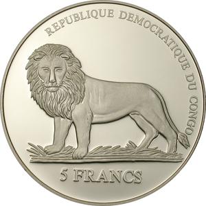 Congo, Democratic Republic of the / Ten Francs Silver 2005 Swiss Guard - Loggia - obverse photo