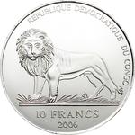Ten Francs Silver 2006 World Trade Center: Photo Coin, Congo, Democratic Republic of the, Ten Francs Silver 2006 World Trade Center / thumbnail