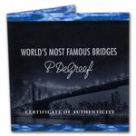 Silver Five Ounces 2022 Brooklyn Bridge: Photo Coin, Congo, Republic of the, Silver Five Ounces 2022 Brooklyn Bridge / thumbnail