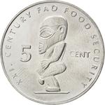 Five Cents 2000 FAO: Photo Coin, Cook Islands, Five Cents 2000 FAO / thumbnail