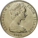 Five Cents 1983: Photo Coin, Cook Islands, Five Cents 1983 / thumbnail