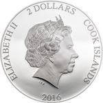 Silver Half Ounce 2016 The Great Tea Race: Photo Coin, Cook Islands, Silver Half Ounce 2016 The Great Tea Race / thumbnail