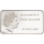 Silver Two Ounces 2018 Mount Rushmore: Photo Coin, Cook Islands, Silver Two Ounces 2018 Mount Rushmore / thumbnail