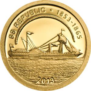 Cook Islands / Gold Half Gram 2013 SS Republic - reverse photo