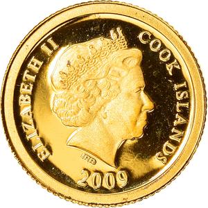 Cook Islands / Gold Half Gram 2009 Orpheus - obverse photo