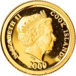 Gold Half Gram 2009 Orpheus: Photo Coin, Cook Islands, Elizabeth II Orpheus - 5 Dollars - 2009 / thumbnail