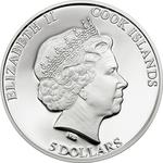 Five Dollars Silver 2011 Marilyn Monroe - Coloured: Photo Coin, Cook Islands, Five Dollars Silver 2011 Marilyn Monroe - Coloured / thumbnail