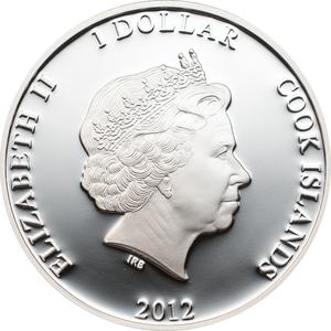 Cook Islands / One Dollar 2012 The Space Shuttle Program - obverse photo