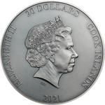 Silver Three Ounces 2021 Cronus: Photo Coin, Cook Islands, Silver Three Ounces 2021 Cronus / thumbnail
