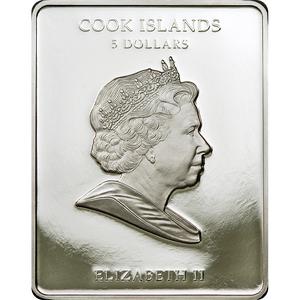 Cook Islands / Five Dollars Silver 2010 St Constantine - obverse photo
