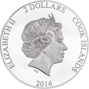 Cook Islands / Silver Eight Grams 2016 The Great Tea Race - obverse photo