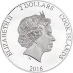 Silver Eight Grams 2016 The Great Tea Race: Photo Coin, Cook Islands, Silver Eight Grams 2016 The Great Tea Race / thumbnail