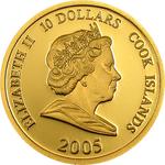 Ten Dollars Gold 2005 John Paul II Memoriam: Photo Coin, Cook Islands, Ten Dollars Gold 2005 John Paul II Memoriam / thumbnail
