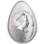 Five Dollars Silver 2012 Imperial Egg in Red: Photo Coin, Cook Islands, Five Dollars Silver 2012 Imperial Egg in Red / thumbnail
