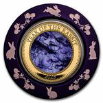Gold Five Ounces 2023 Year of the Rabbit: Photo Coin, Cook Islands, Gold Five Ounces 2023 Year of the Rabbit / thumbnail