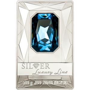 Cook Islands / Silver Hundred Grams 2011 Luxury Line Bar - reverse photo