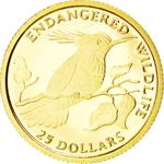 Twenty-Five Dollars Gold 1991 Hummingbird: Photo Coin, Cook Islands, Twenty-Five Dollars Gold 1991 Bird / thumbnail