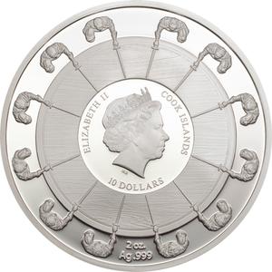 Cook Islands / Silver Two Ounces 2016 King Arthur - obverse photo