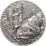 Silver Two Ounces 2019 Winged Sandals of Hermes: Photo Coin, Cook Islands, Silver Two Ounces 2019 Winged Sandals of Hermes / thumbnail