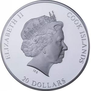 Cook Islands / Silver Three Ounces 2017 Shen Quan - Cranes - obverse photo