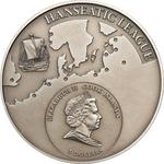 Five Dollars Silver 2009 Hanseatic League - Gdansk: Photo Coin, Cook Islands, Five Dollars Silver 2009 Hanseatic League - Gdansk / thumbnail