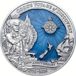 Silver Three Ounces 2020 Captain Cook Voyage of Discovery: Photo Coin, Cook Islands, Silver Three Ounces 2020 Captain Cook Voyage of Discovery / thumbnail