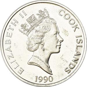 Cook Islands / Fifty Dollars 1990 America Bolivar - obverse photo