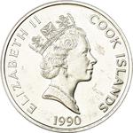 Cook Islands / Fifty Dollars 1990 America Bolivar - obverse photo