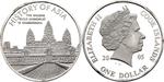 One Dollar 2005 Angkor Wat: Photo Coin, Cook Islands, One Dollar 2005 Angkor Wat / thumbnail