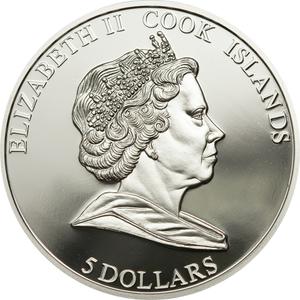 Cook Islands / Five Dollars Silver 2010 Battle of Lepanto - obverse photo