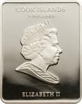 Cook Islands / Five Dollars Silver 2009 Lady with Ermine / Gilded - obverse photo