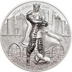 Silver Two Ounces 2016 King Arthur: Photo Coin, Cook Islands, Silver Two Ounces 2016 King Arthur / thumbnail