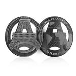 Fifty Cents 2022 Landmarks of the World - Eiffel Tower: Photo Coin, Cook Islands, Fifty Cents 2022 Landmarks of the World - Eiffel Tower / thumbnail